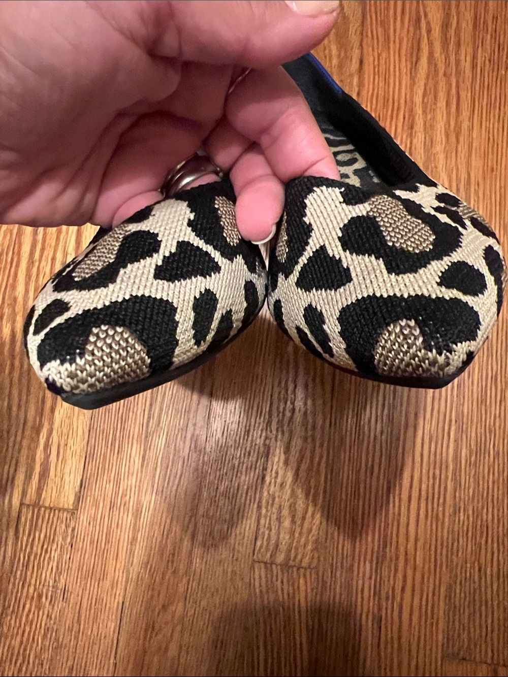 Rothy’s The Point II Leopard Flats - Picture 4 of 5
